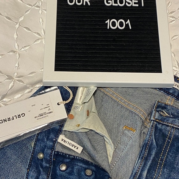 GRLFRND Jeans : The Karolina : Buttoned : Close To You : High Waist-Skinny Legs - Picture 4 of 7